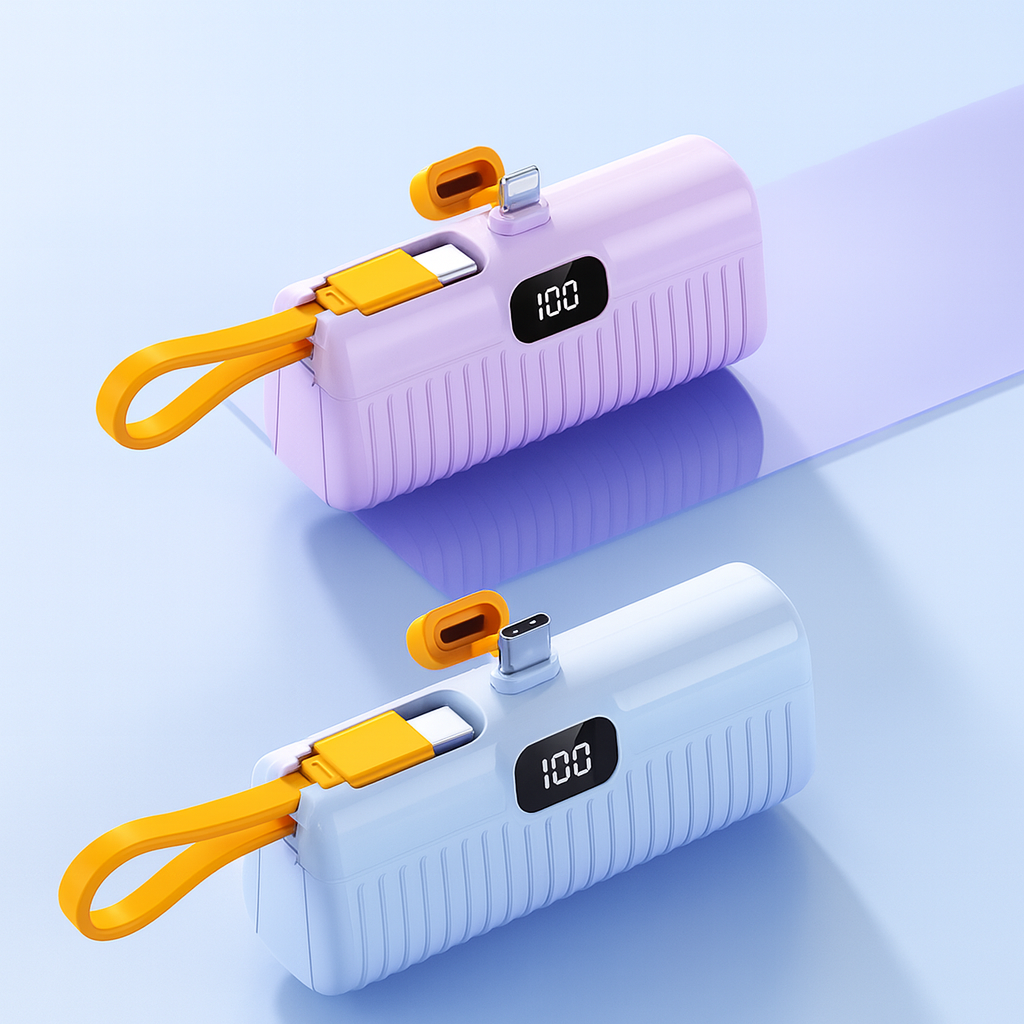 Large Portable Dual Screen Power Bank - Luxicro