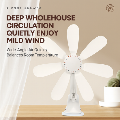 Compact Rechargeable Personal Table Fan