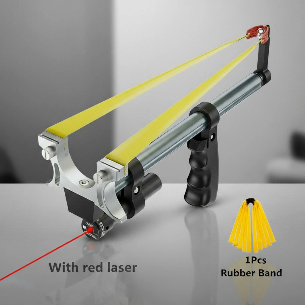 High Powered Zoom Slingshot with Laser Sight - Luxicro
