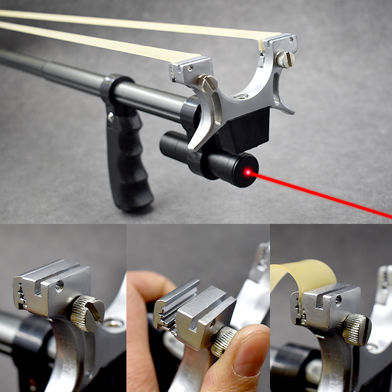 High Powered Zoom Slingshot with Laser Sight