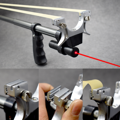 High Powered Zoom Slingshot with Laser Sight