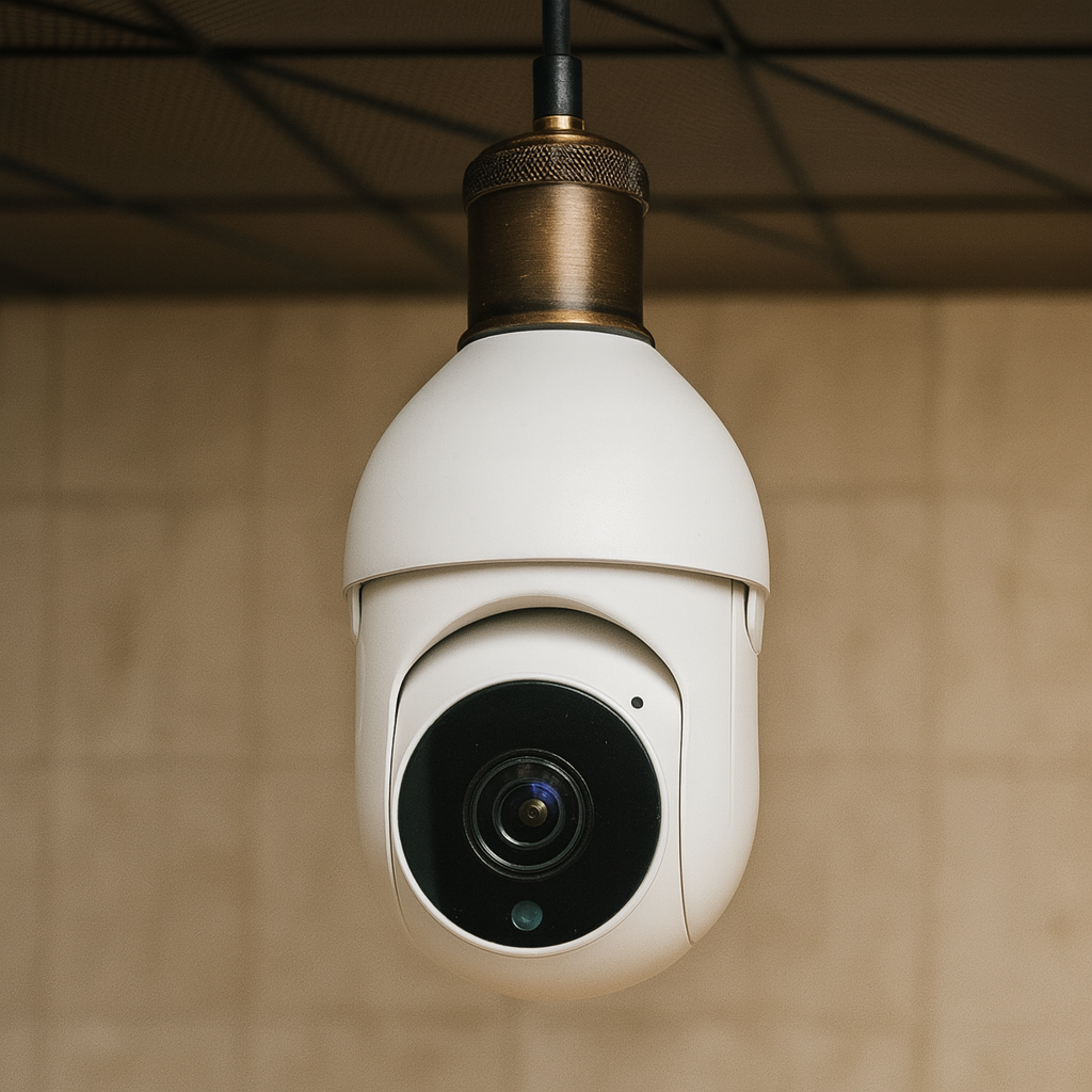 Wi-Fi LED Home Security Camera Bulb - Luxicro