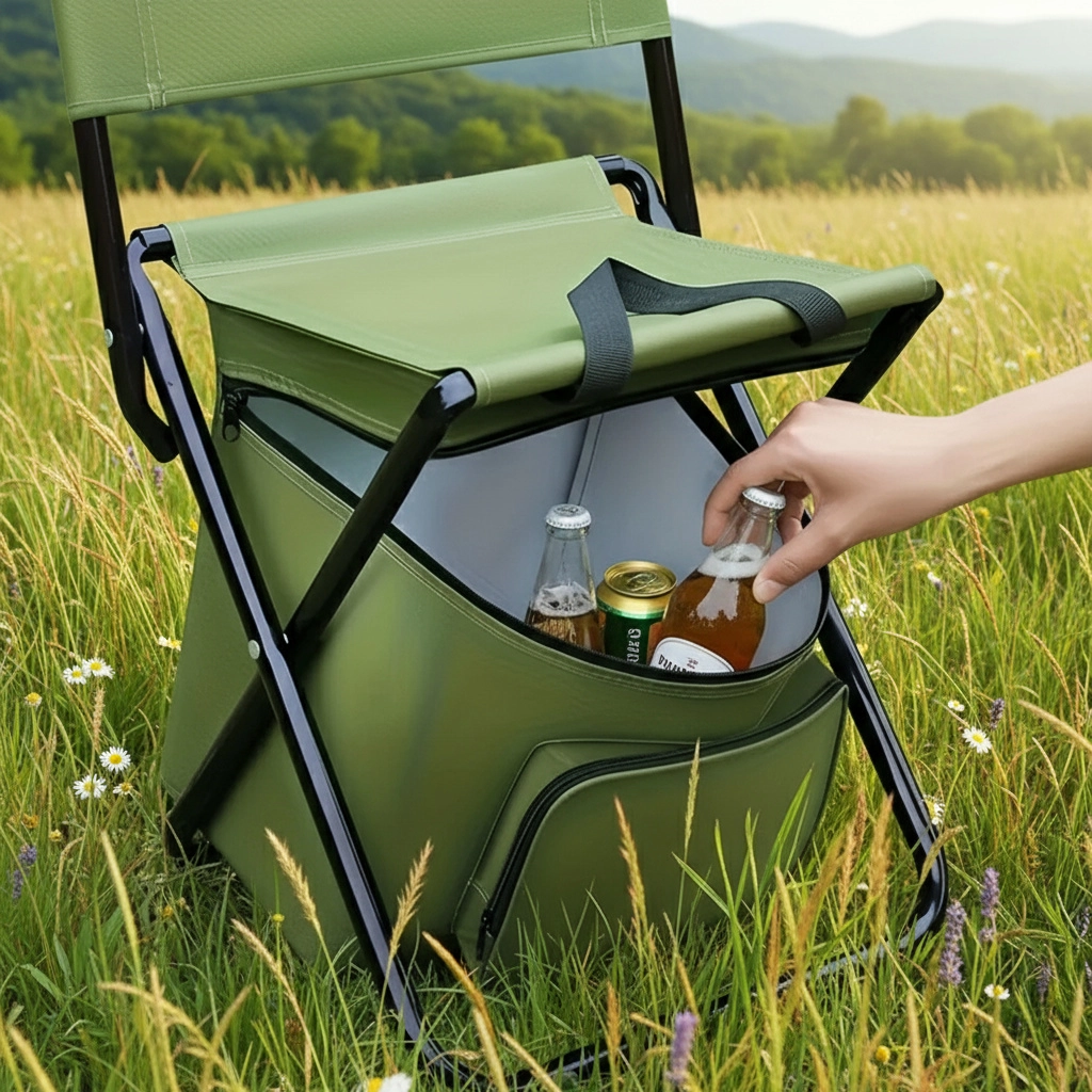Portable Collapsible Lightweight Camp Chair - Luxicro