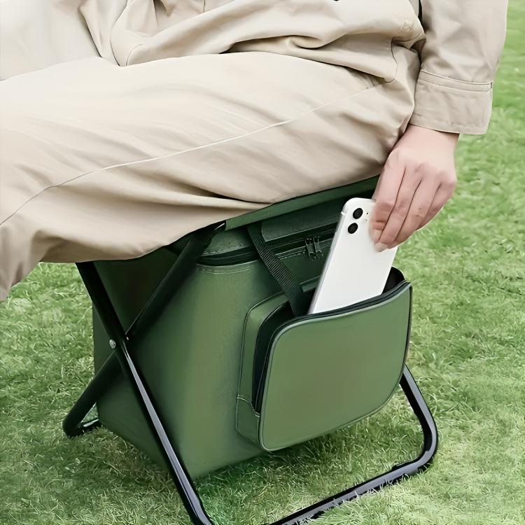 Cooler Portable Folding Camping Stool