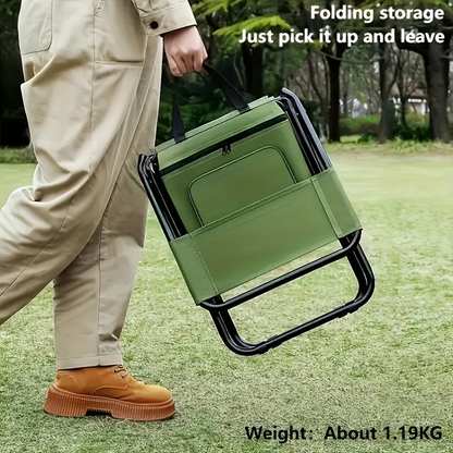 Cooler Portable Folding Camping Stool