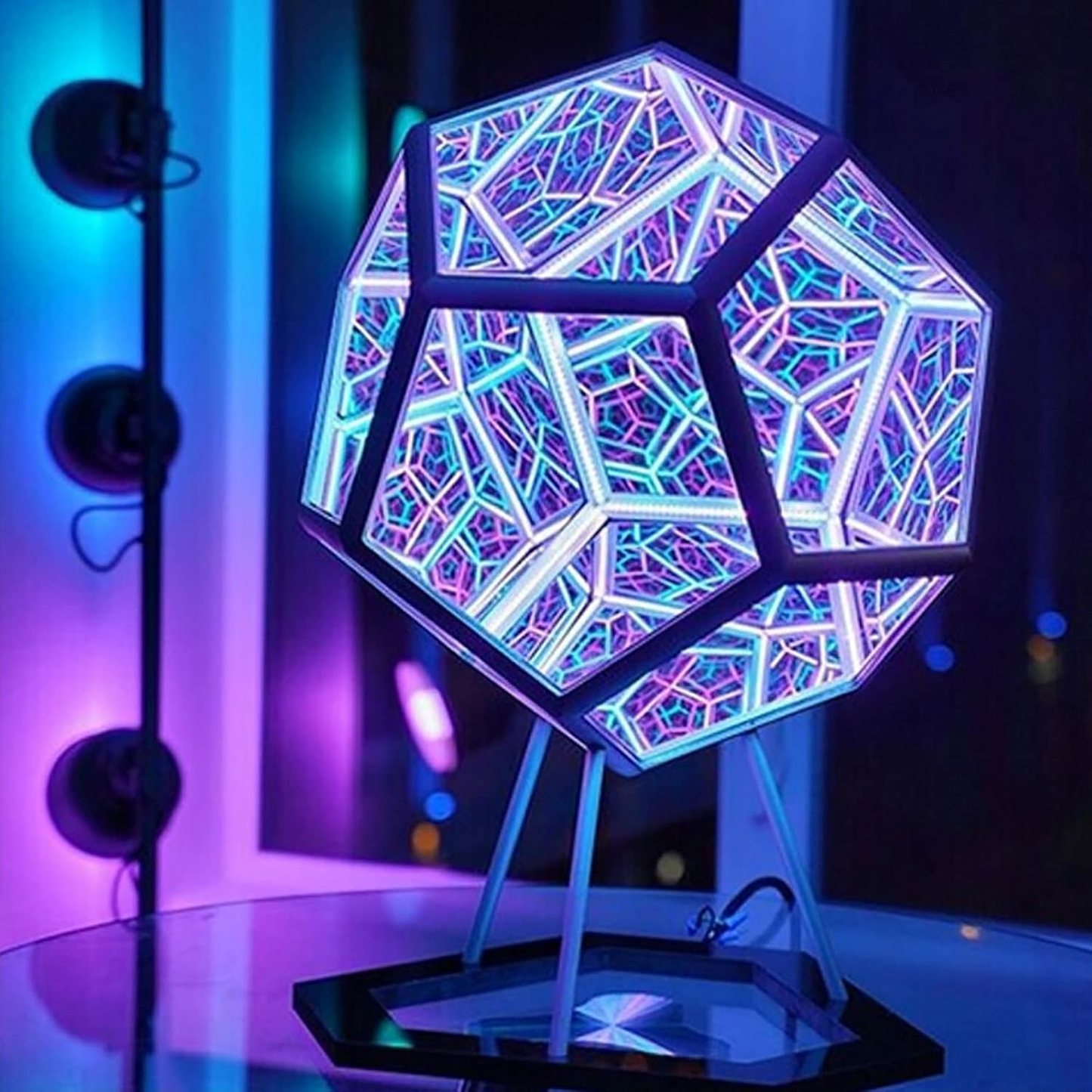Colorful LED Mood Lamp - Bright Changing Home Light - Luxicro