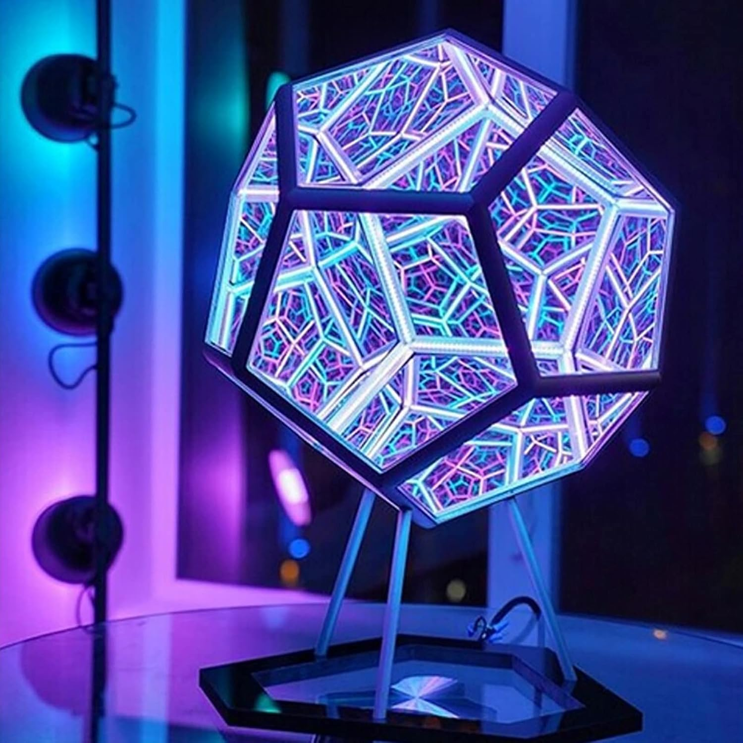 Colorful LED Mood Lamp - Bright Changing Home Light - Luxicro
