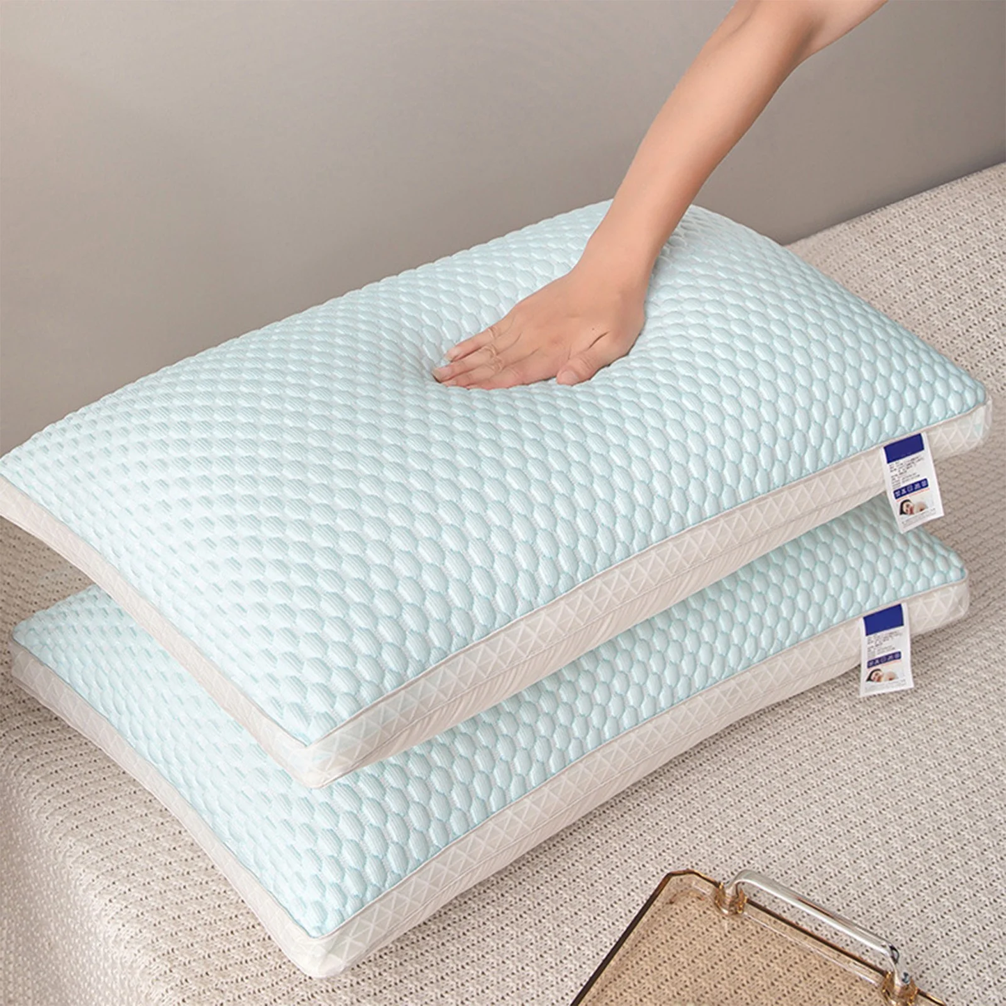 Cool Gel Neck Pillow for Sleep Support
