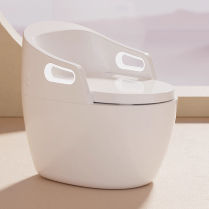 Automatic Easy Clean Floor Mount Toilet