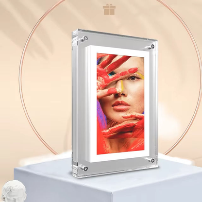 Compact LED Digital Picture Frame with HD Display
