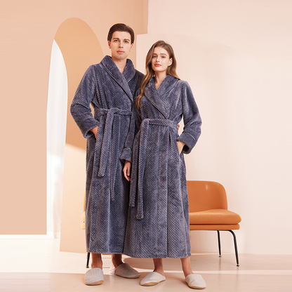 Cozy Plush Bathrobes for Him and Her - Luxicro