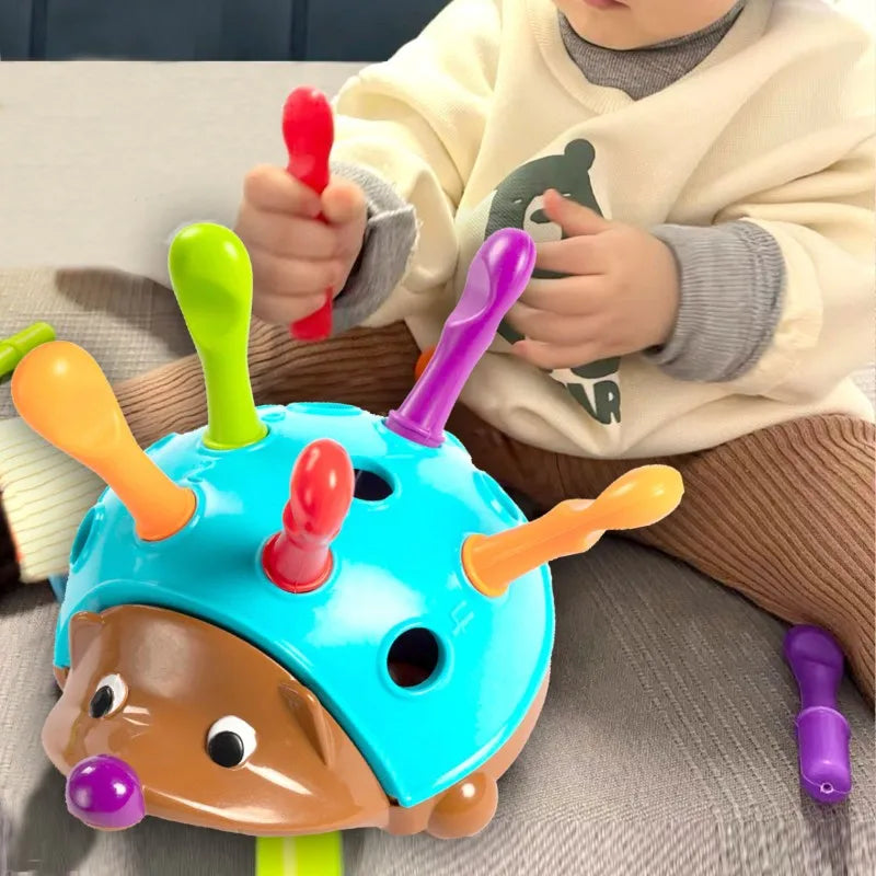 Cute Learning Hedgehog Plush Toy - Luxicro