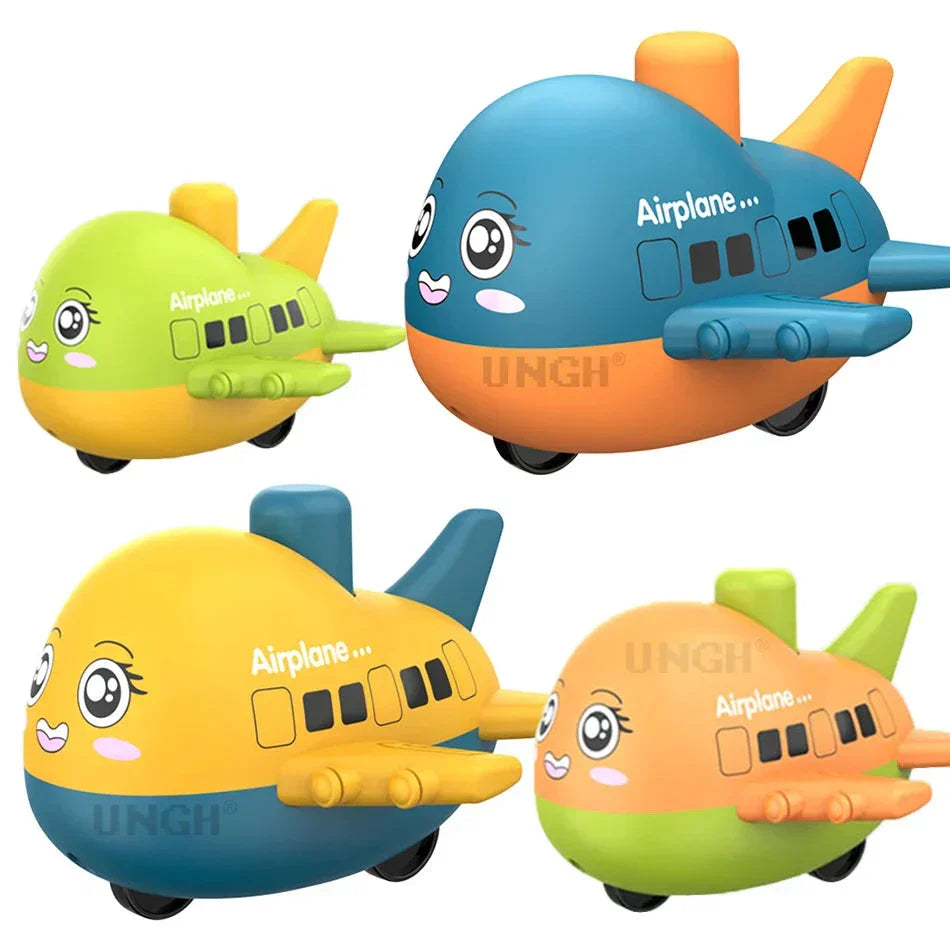 Colorful Flying Airplane Figure - Luxicro
