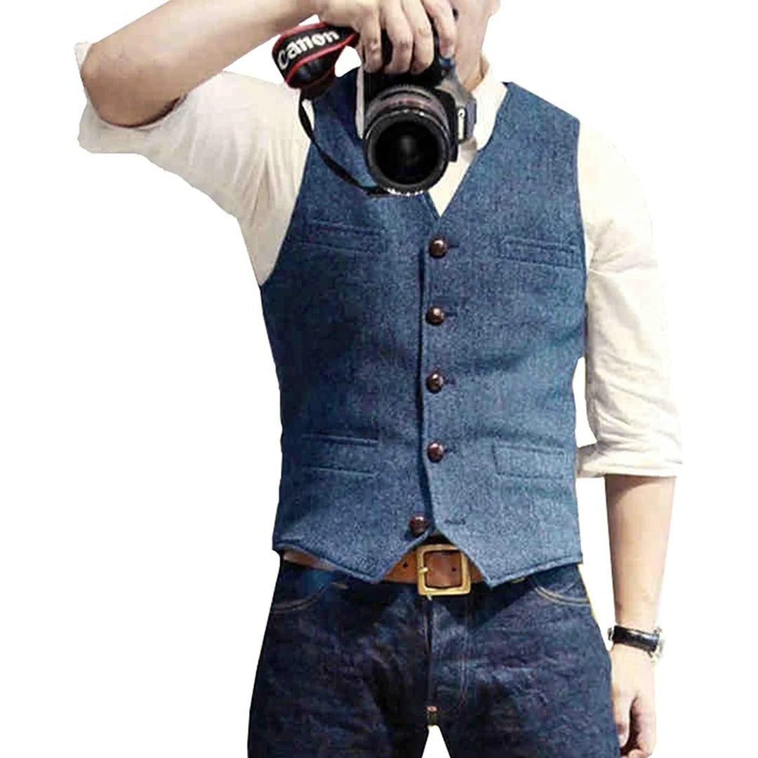 Fashionable Mens Waistcoat - Luxicro