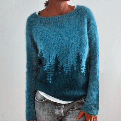 Vintage Ladies Knitted Sweater - Luxicro