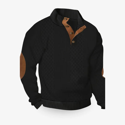 Cozy Men's Crew Neck Pullover Sweater
