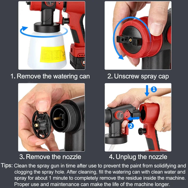 Versatile Spray Paint Gun Tool