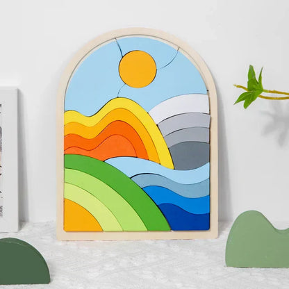 Bright Colorful Childrens Building Blocks