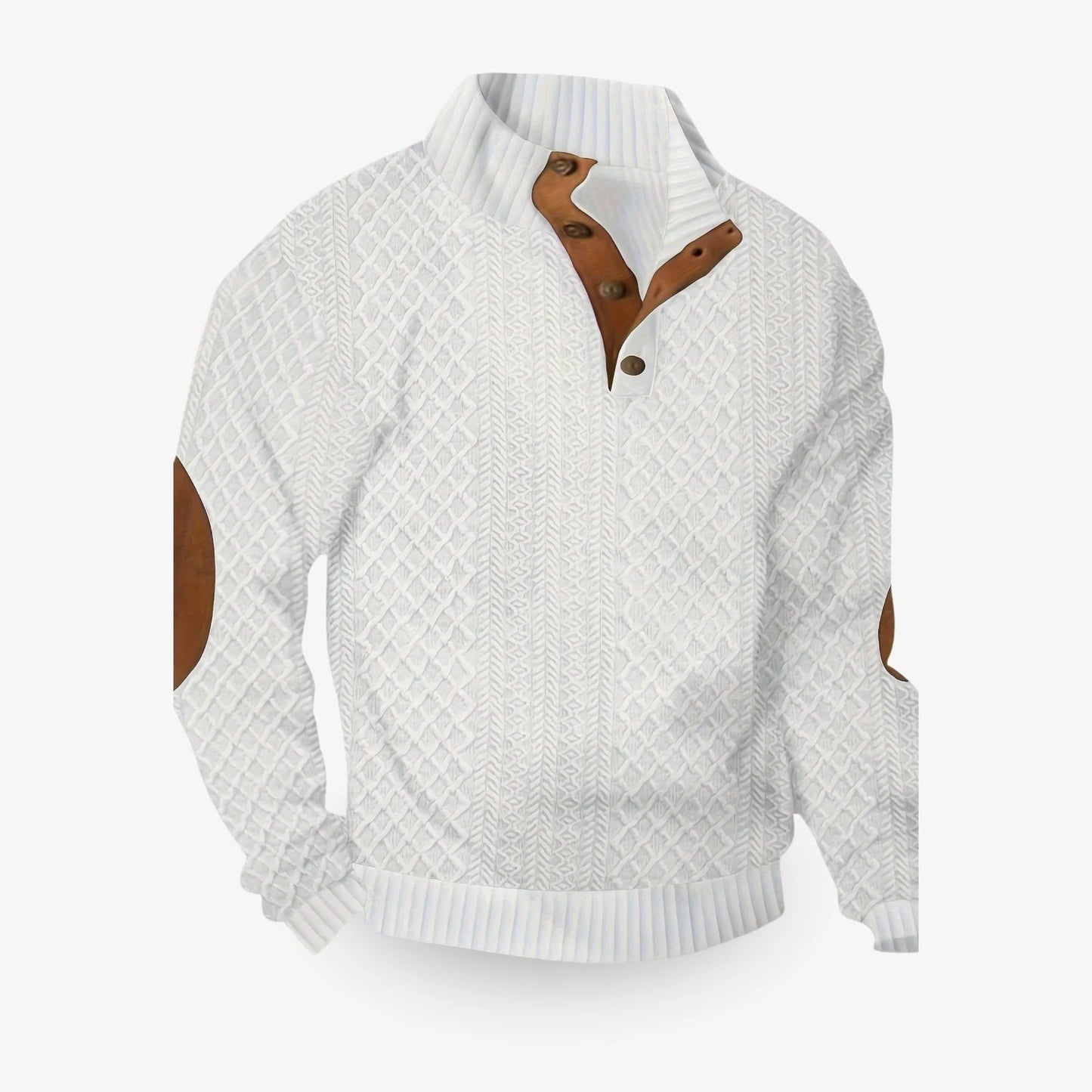 Cozy Men's Crew Neck Pullover Sweater