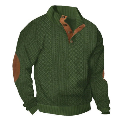 Cozy Men's Crew Neck Pullover Sweater