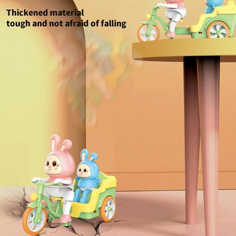 Colorful Rabbit Kids Bike with Trailer