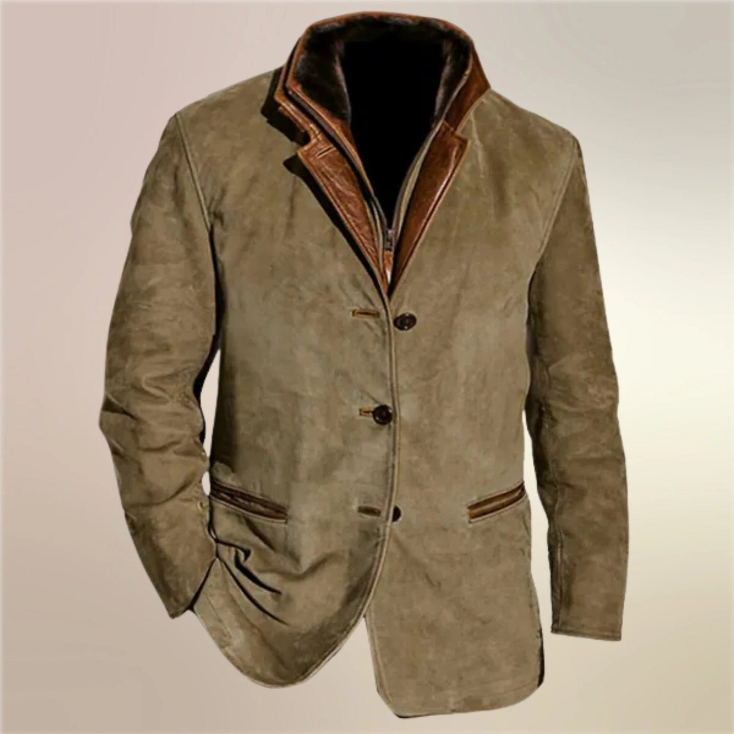 Classic Mens Leather Jacket - Luxicro