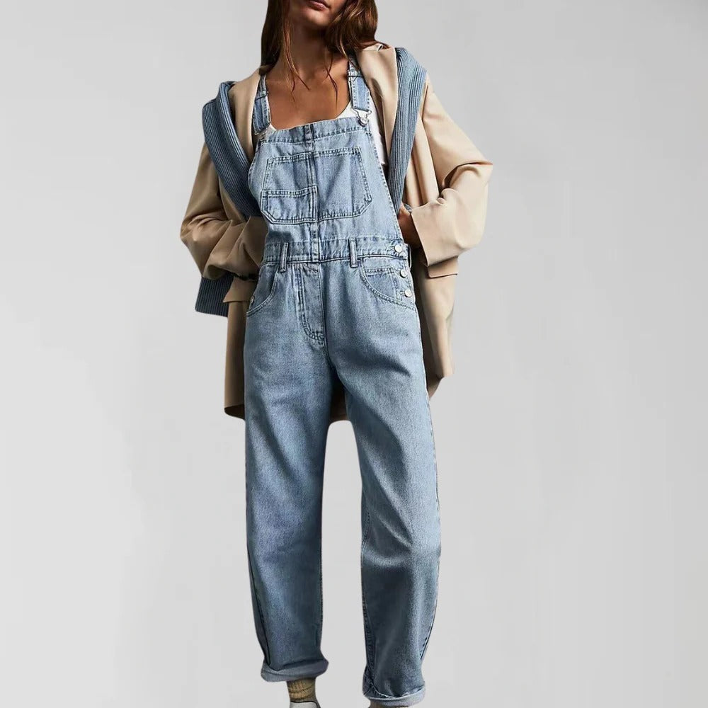 Stylish Blue Romper for Ladies - Luxicro