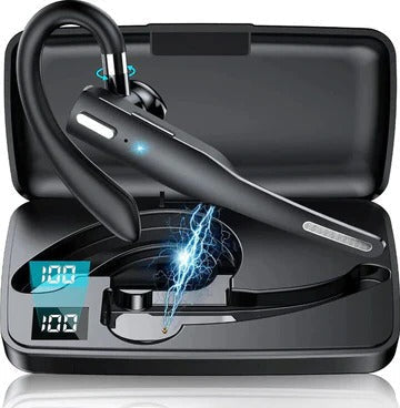 Wireless Bluetooth Trucker Headset with Dual Mics