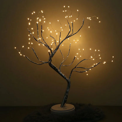 Cozy Firefly Tree Table Lamp