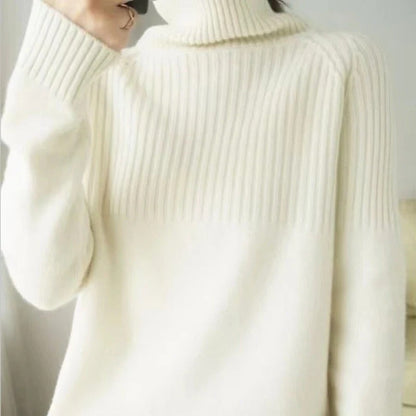 Soft Women's Turtleneck Cashmere Pullover