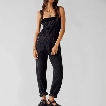 Stylish Blue Romper for Ladies