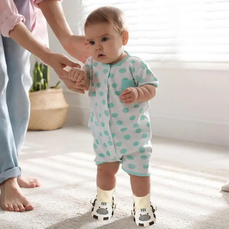 Cozy Kids Slippers with Grippy Soles and Fun Designs