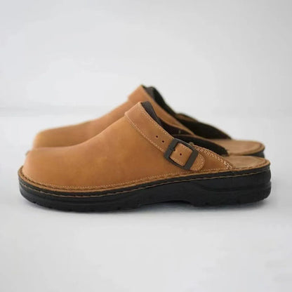Comfortable Genuine Leather House Shoes - Luxicro