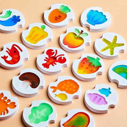 Fun Kids Cooking Play Set - Build Your Own Figures Kit