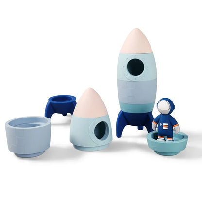 Sustainable Wooden Building Blocks Set - Luxicro