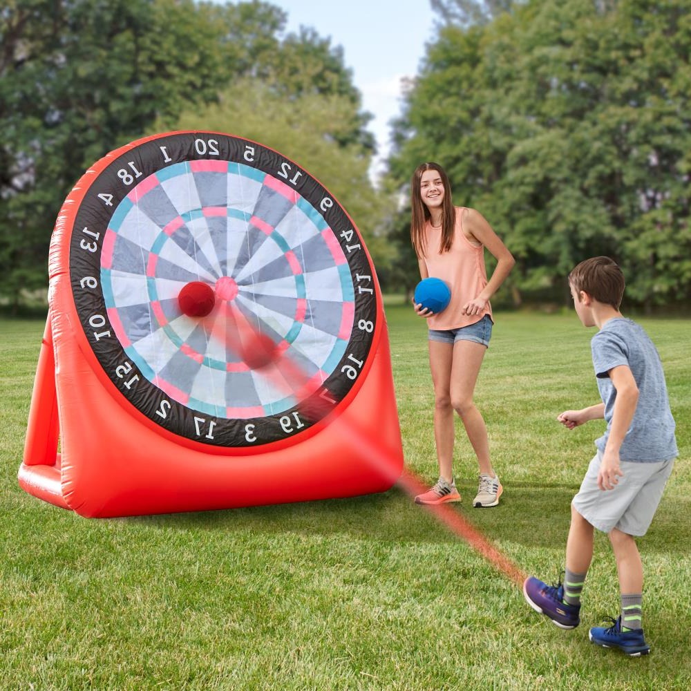 Large Air Blow Up Football Target - Luxicro