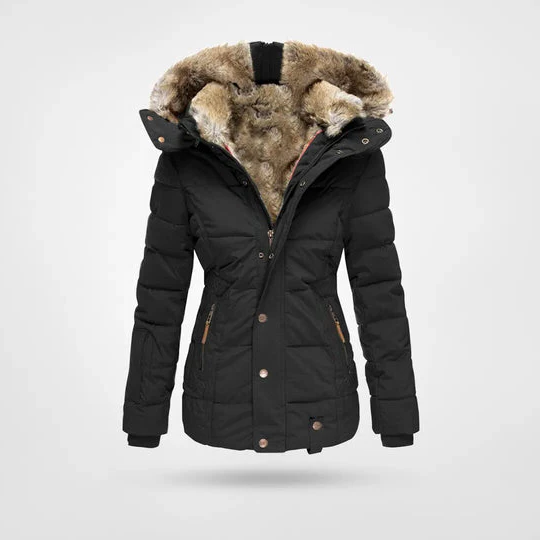 Cozy Insulated Snow Jacket with Hood - Luxicro