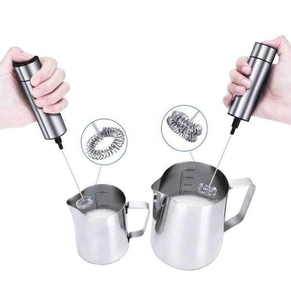 Compact Electric Milk Frother Machine - Luxicro