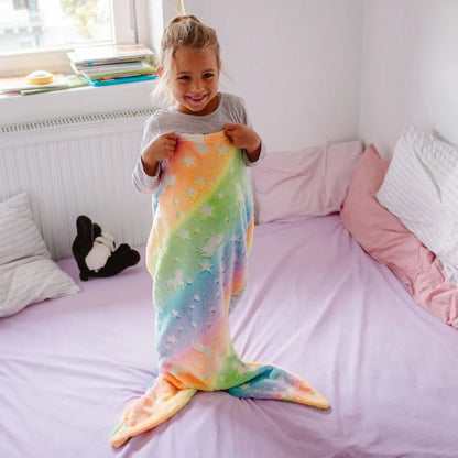 Bright Glowing Unicorn Sleep Sack - Luxicro