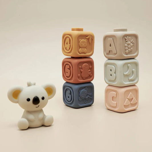 Bright Baby Wooden Teether Toy Set - Luxicro