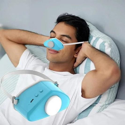 Compact Rechargeable Snore Stopper Sleep Mask - Luxicro