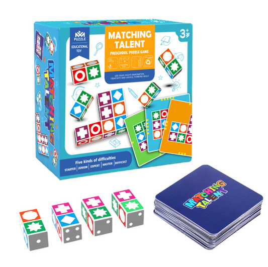Brain Teaser Wooden Puzzle Block Game - Luxicro