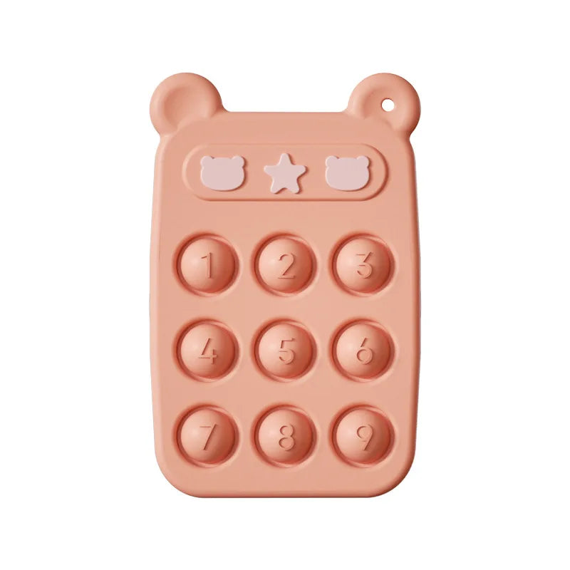 Soft Baby Teether Toy & Silicone Stress Relief Ring