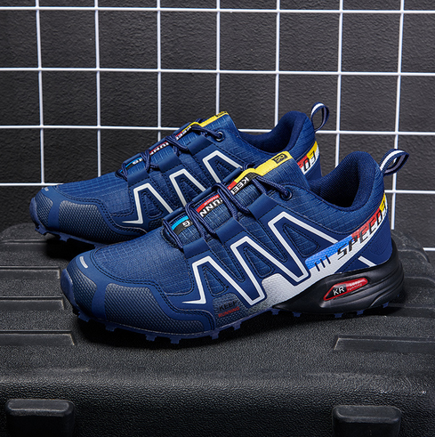 Tough Trail Hiking Boots Blue Green
