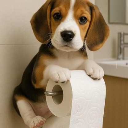 Colorful Pet Theme Toilet Paper Holder - Luxicro