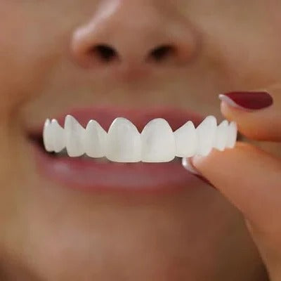 Realistic Dental Veneers with Bright White Shade - Luxicro
