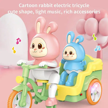 Colorful Rabbit Kids Bike with Trailer