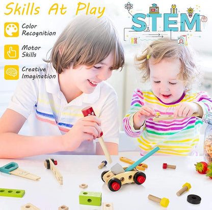 Colorful Children's Construction Toy Kit