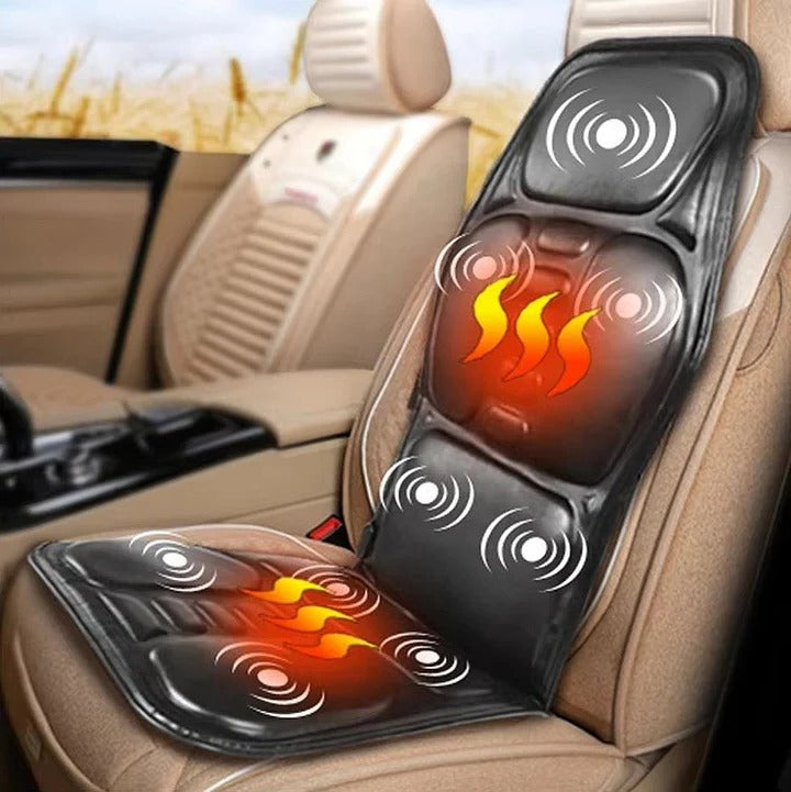 Heated Car Seat Massager for Back Pain - Luxicro