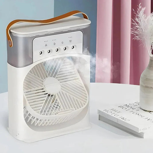 3-In-1 Portable Air Cooler Humidifier Fan - Luxicro